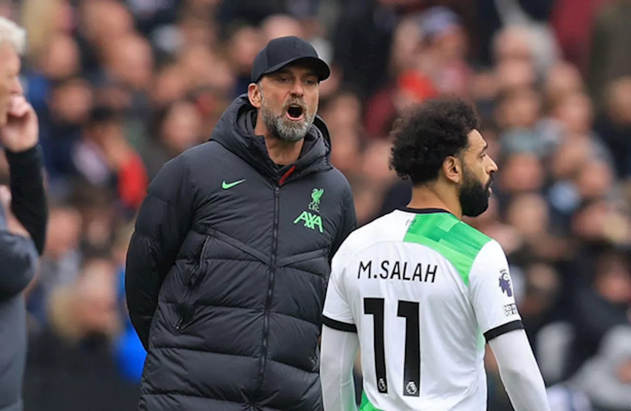 Klopp farewell turning sour as Salah row overshadows 2-2 draw with West Ham