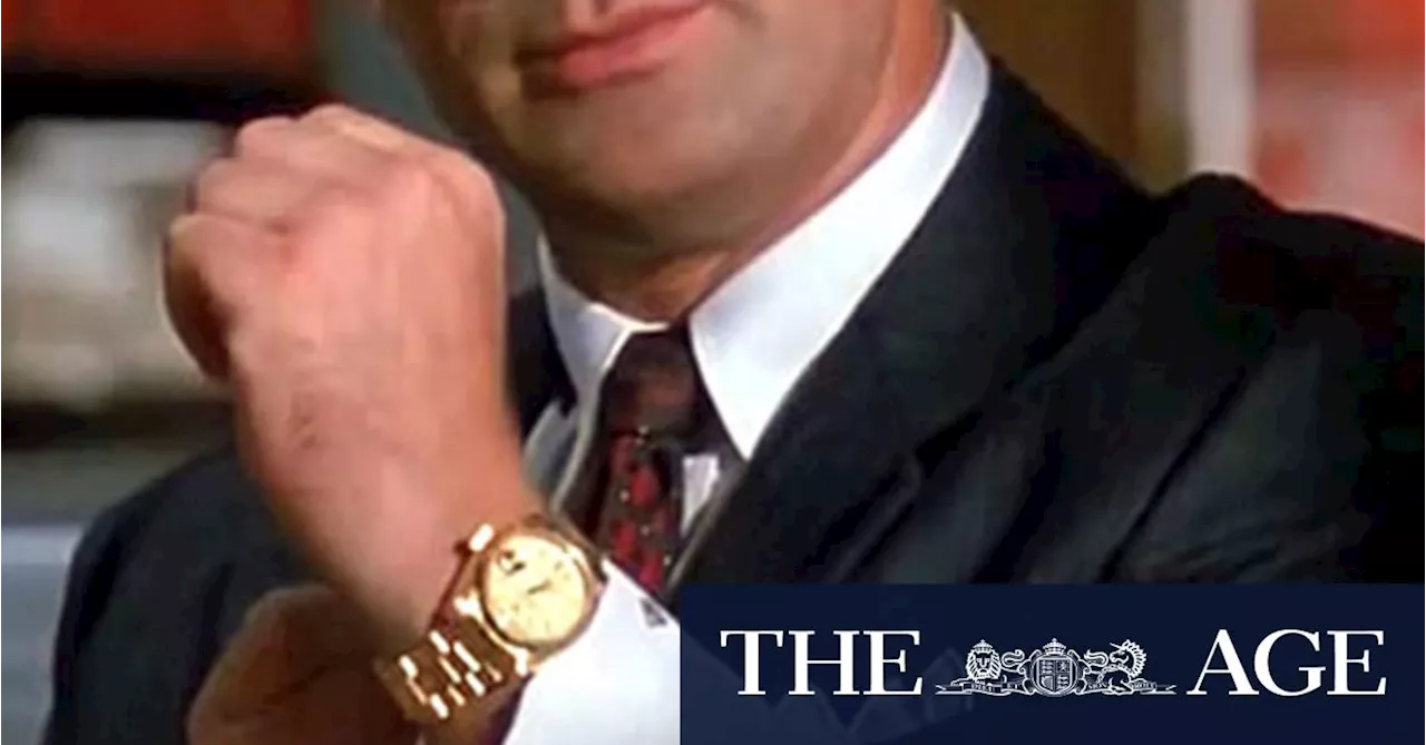 From gangster gauche to loud ’n proud: return of the gold watch