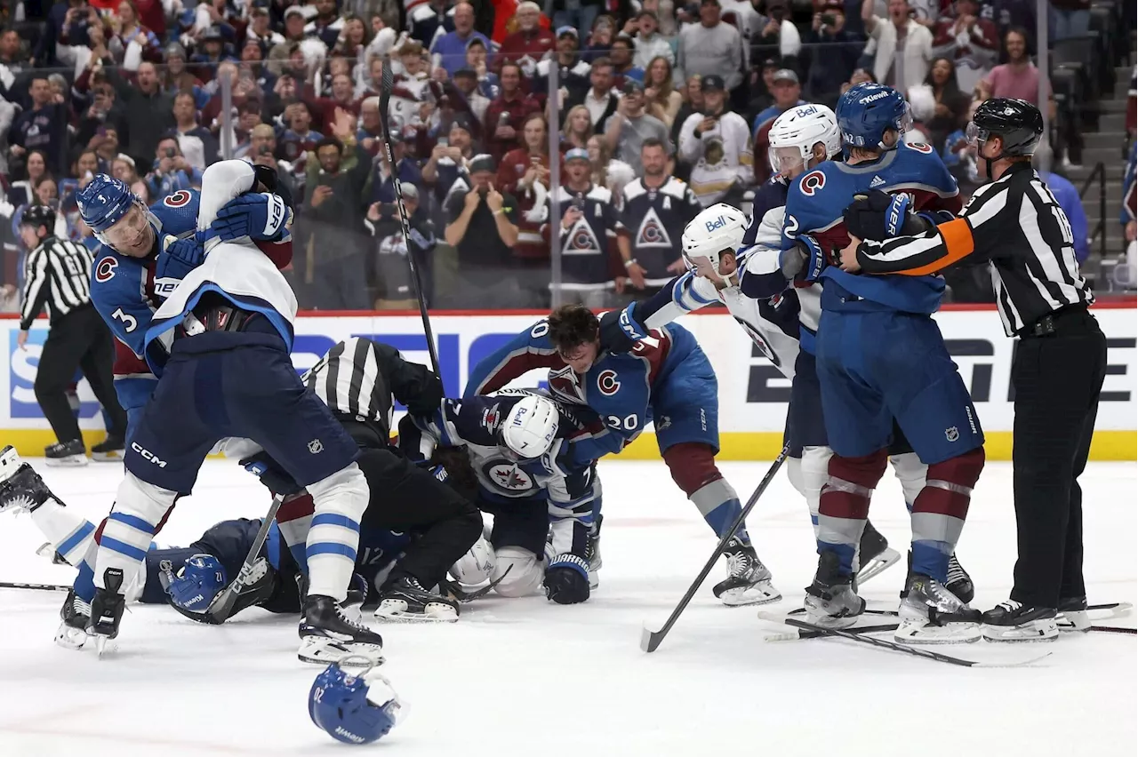 Jets vs. Avalanche bloody finish in Game 3 result of unnecessary playoff mentality