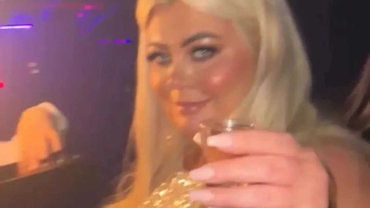 Towie legends Gemma Collins and Chloe Sims down shots as they reunite for boozy night out...