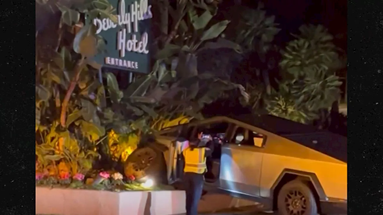 Tesla Cybertruck Crashed Into Beverly Hills Hotel, Elon Weighs In