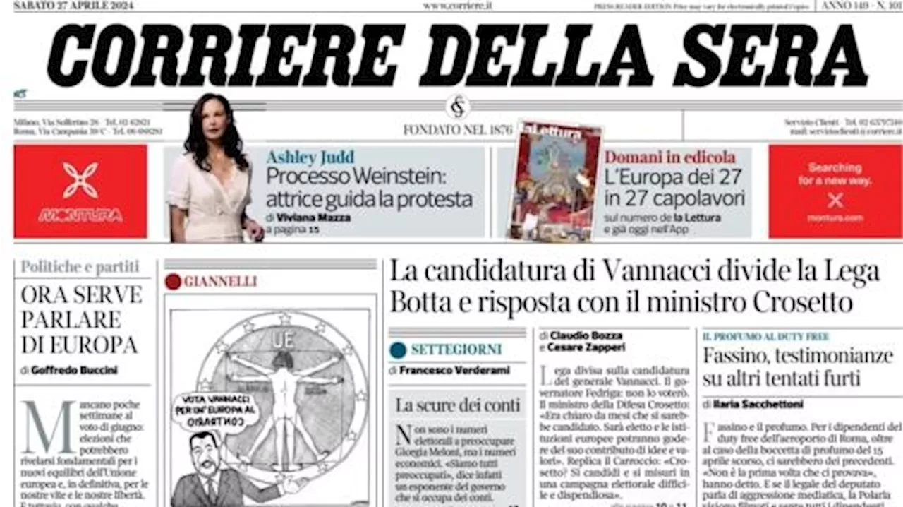 Corriere della Sera: 'Juve, Allegri sorride e punta al 'max': 'In Champions col 2° posto''