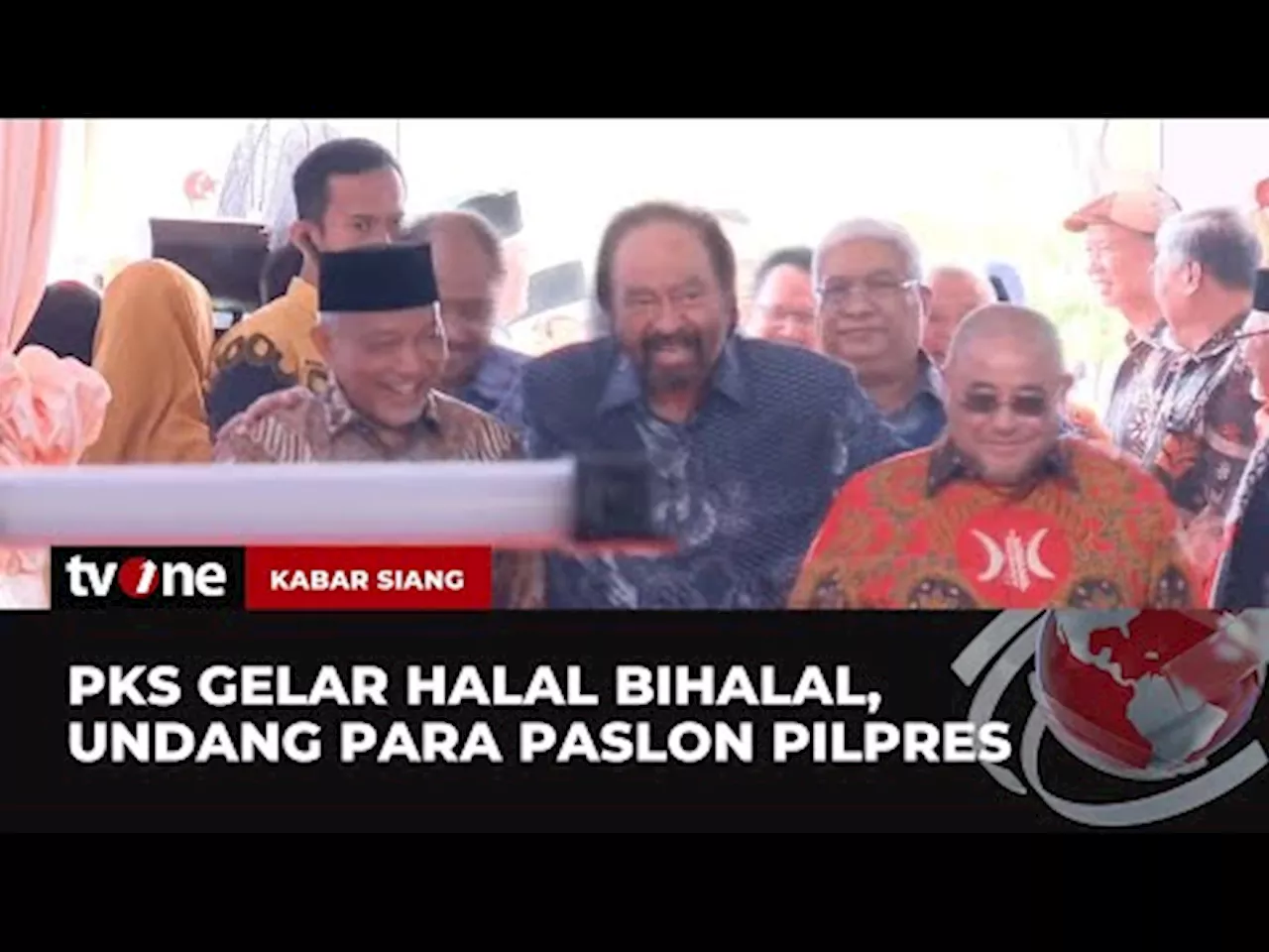 Prabowo-Gibran dan Ganjar-Mahfud Absen di Halal Bihalal PKS