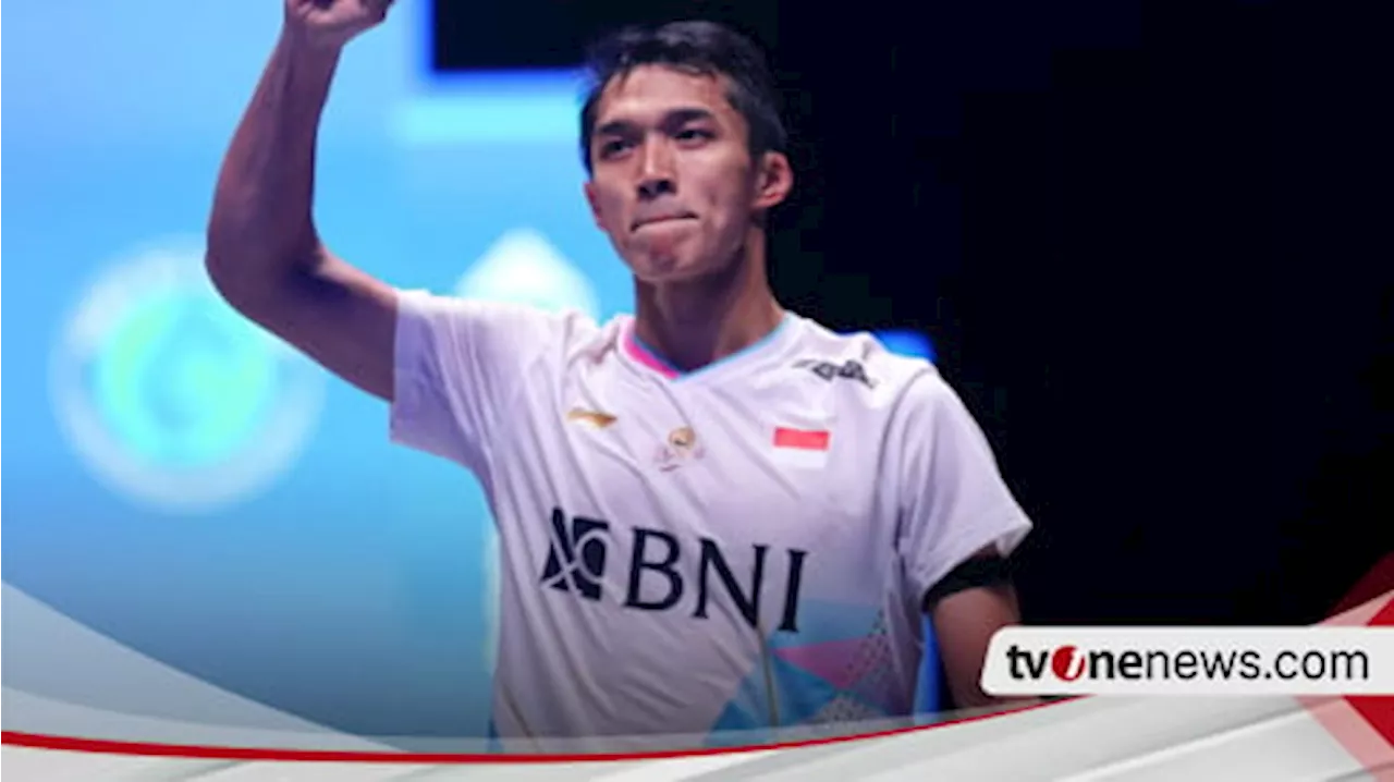 Thomas Cup 2024: Tak Butuh Waktu Lama, Jonatan Christie Bawa Indonesia Unggul 3-0 atas Inggris