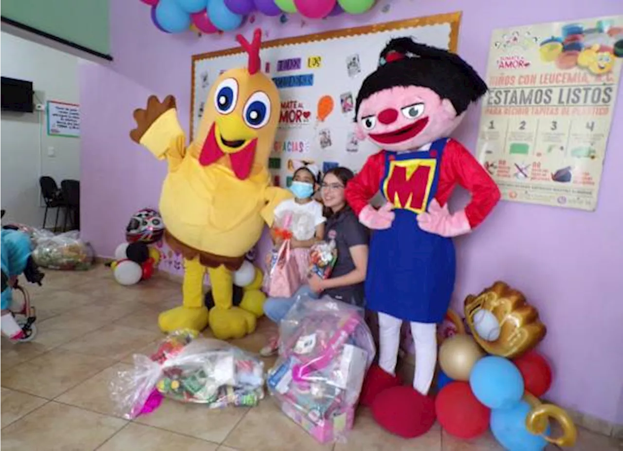 Saltillo: Viven en ‘Niños con Leucemia’ un día de magia, con matiné, risas, festejo y comida