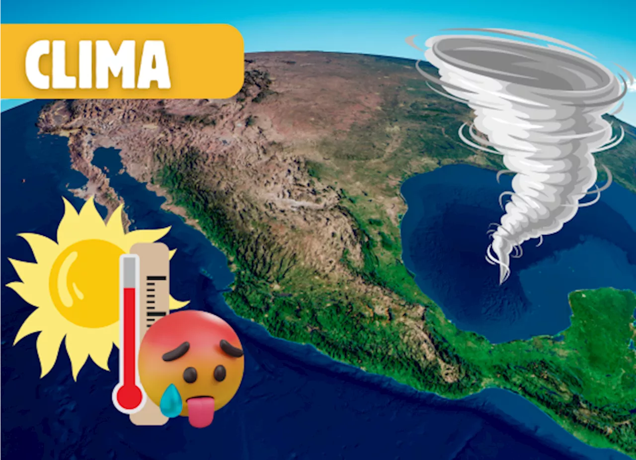 SMN advierte sobre temperatura de 45 grados, lluvias intensas, torbellinos y frente frío No. 48