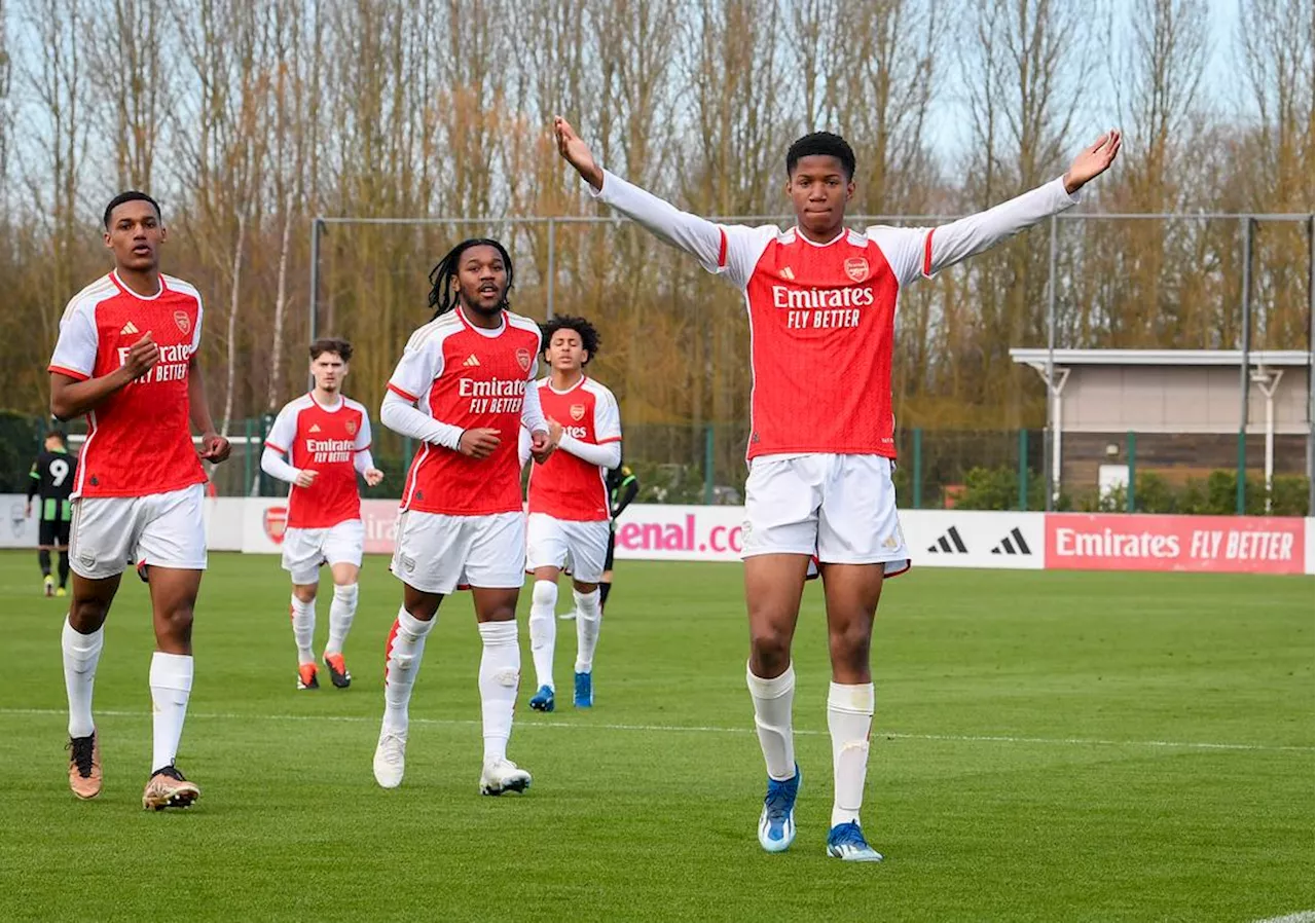 Arsenal-talentet Martin Obi (16) scoret syv mål i samme kamp