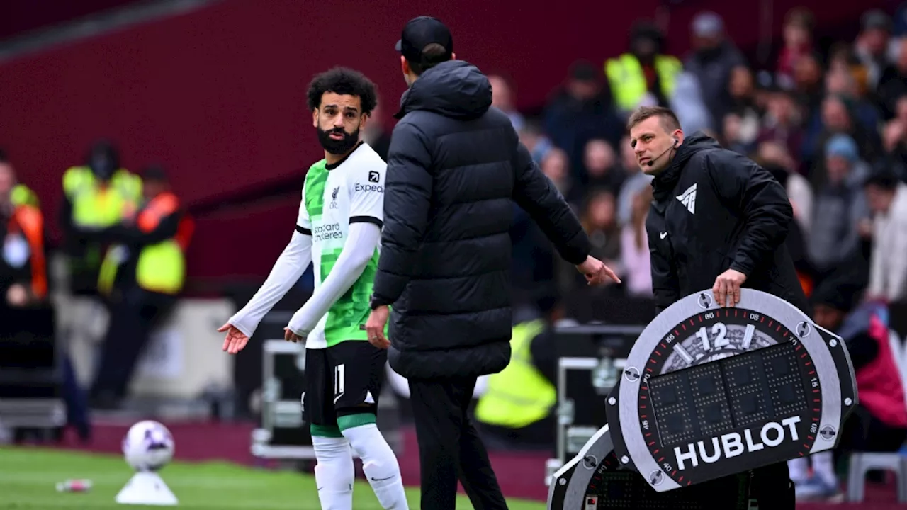 Salah en Klopp krijgen het aan de stok op frustrerende middag voor Liverpool