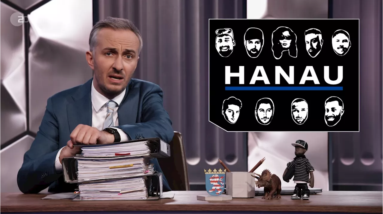 'ZDF Magazin Royale': Böhmermann fassungslos über Hanau-Versagen der Polizei