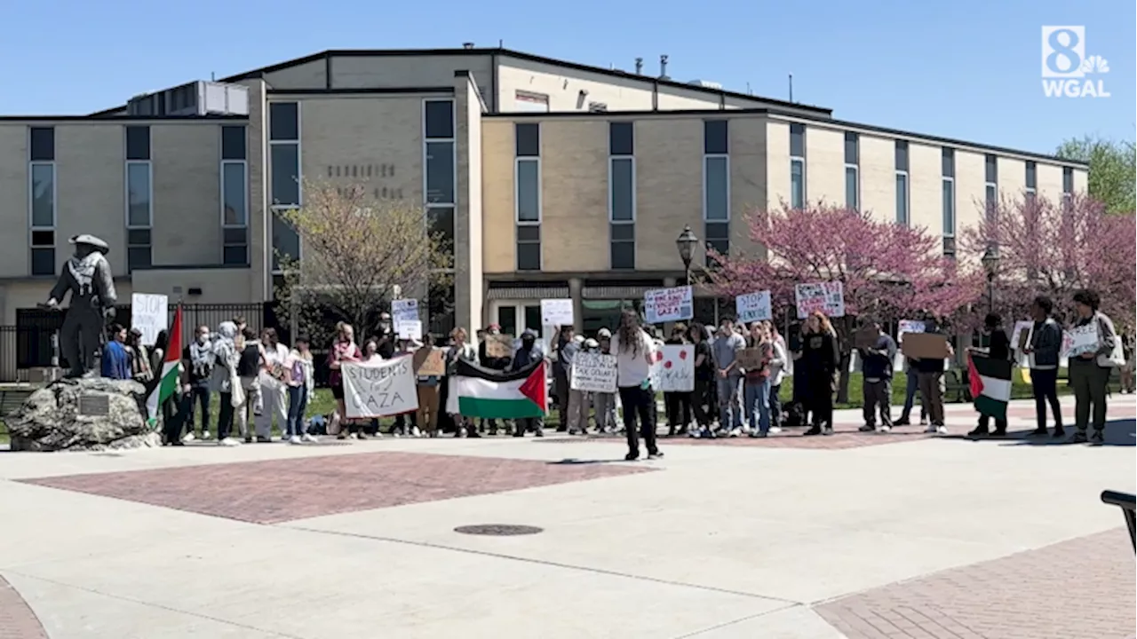 Pro-Palestinian demonstration held at Millersville University in Lancaster County