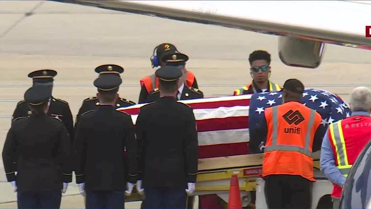 WWII veteran's remains return home 80 years after his death