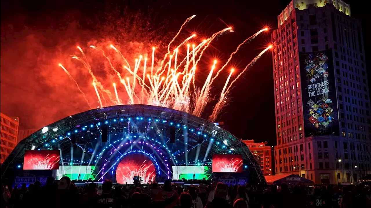 More than 700,000 fans attended NFL draft in Detroit, setting a new