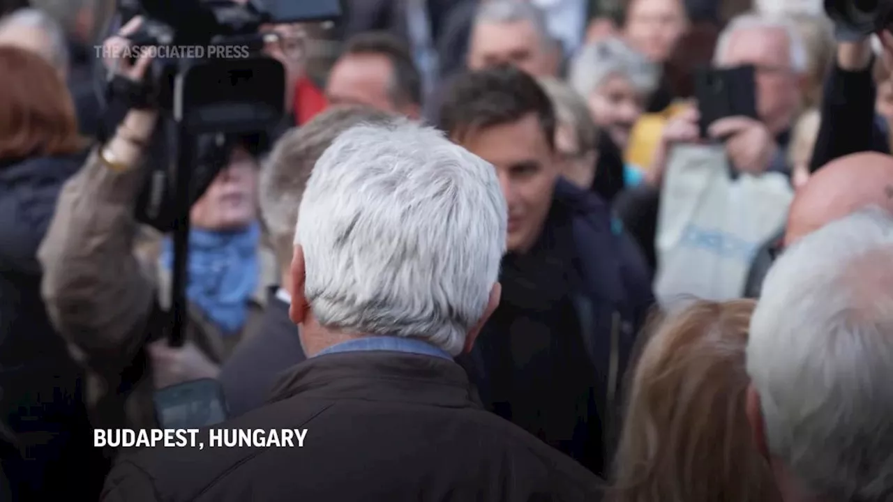 Orban challenger stages anti-government protest in Hungary