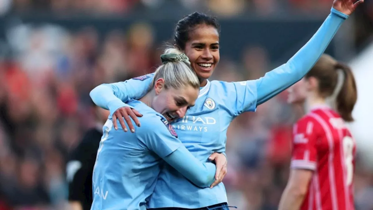 Mary Fowler scores brilliant double for Manchester City in breakout Women’s Super League performance