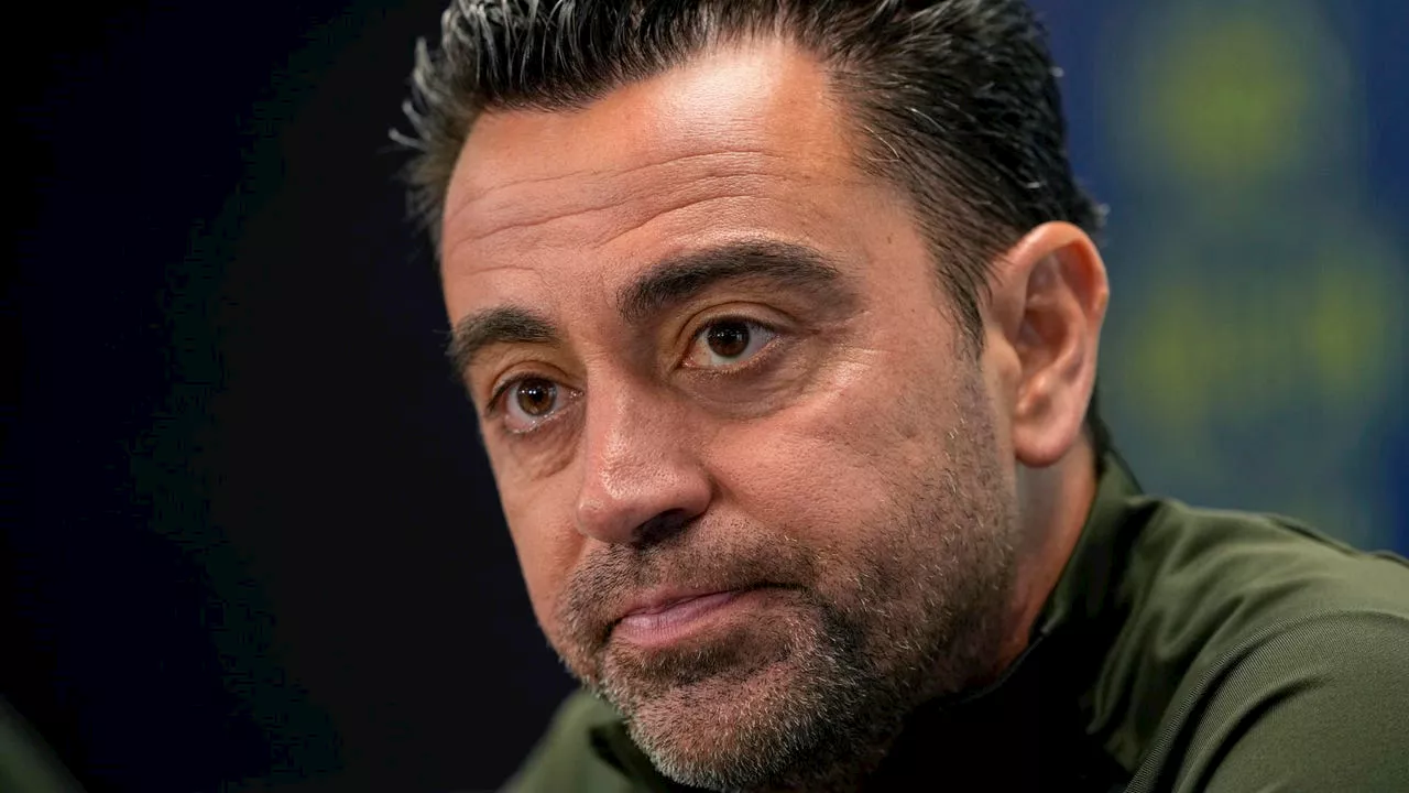 Xavi: 'Tenemos el objetivo de ser segundos para jugar la Supercopa de España'