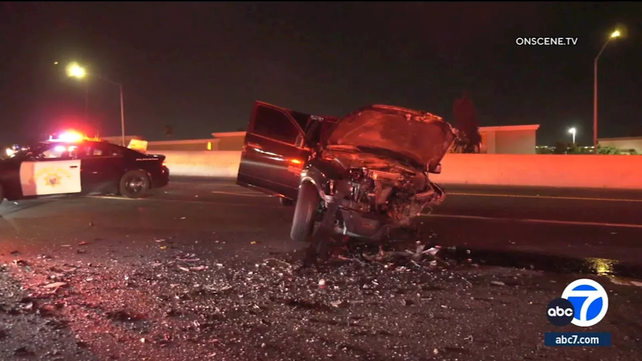 Wrong-way driver arrested after hitting cars on 60 Freeway in Riverside