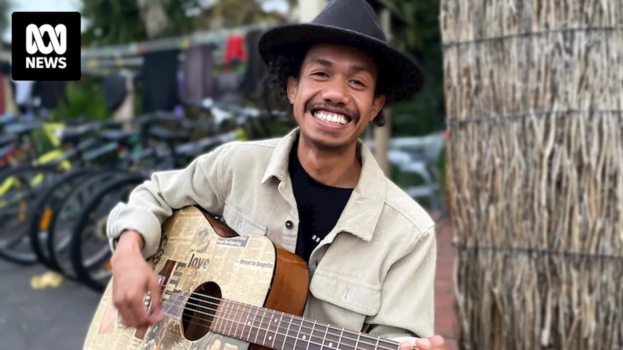 Timorese abattoir workers perform for hundreds at Port Fairy Folk Festival after answering call for musicians