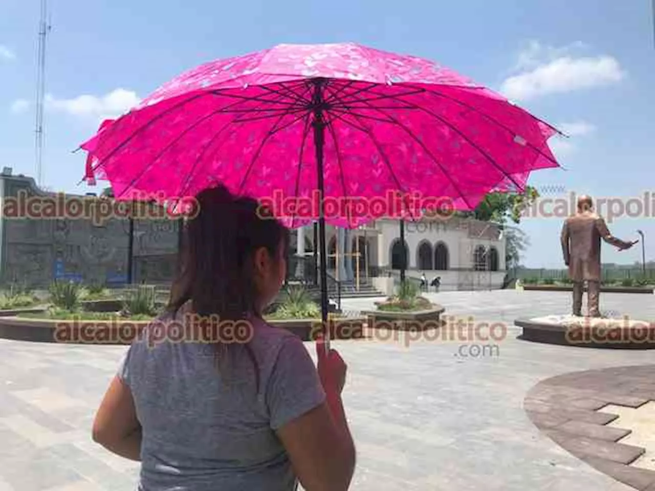 Tarde de calorón con 44 grados Celsius en la región huasteca