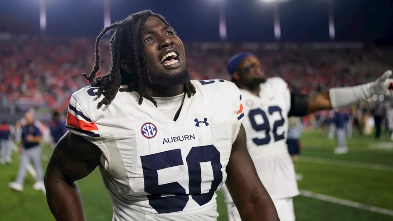 Former Auburn DL Marcus Harris taken by Texans with 247th pick in 2024 NFL Draft