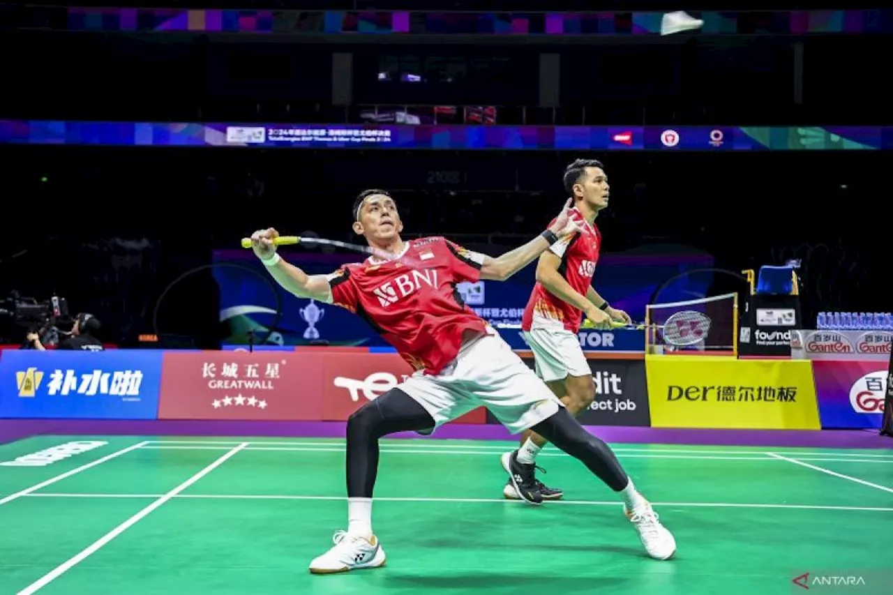 Indonesia puncaki klasemen sementara Grup C Piala Thomas-Uber