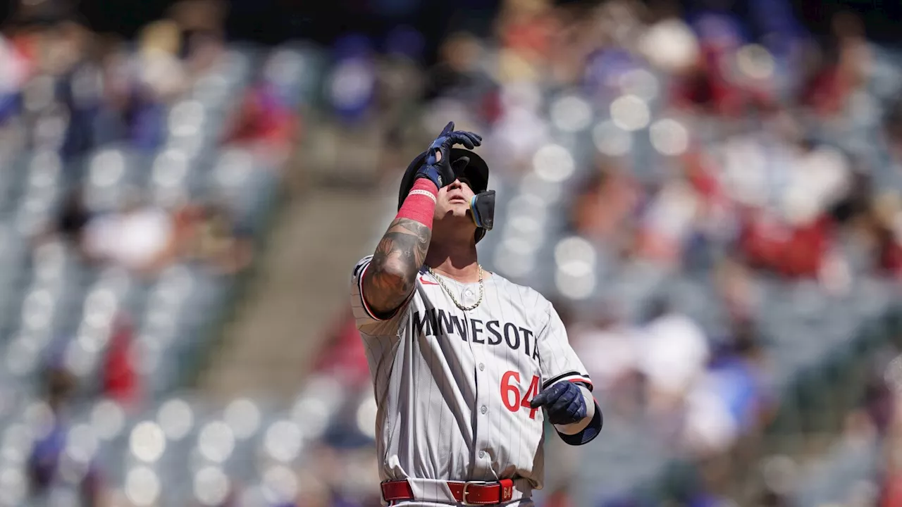 Twins pound out 17 hits, claim their seventh straight win with an 11-5 rout of the struggling Angels