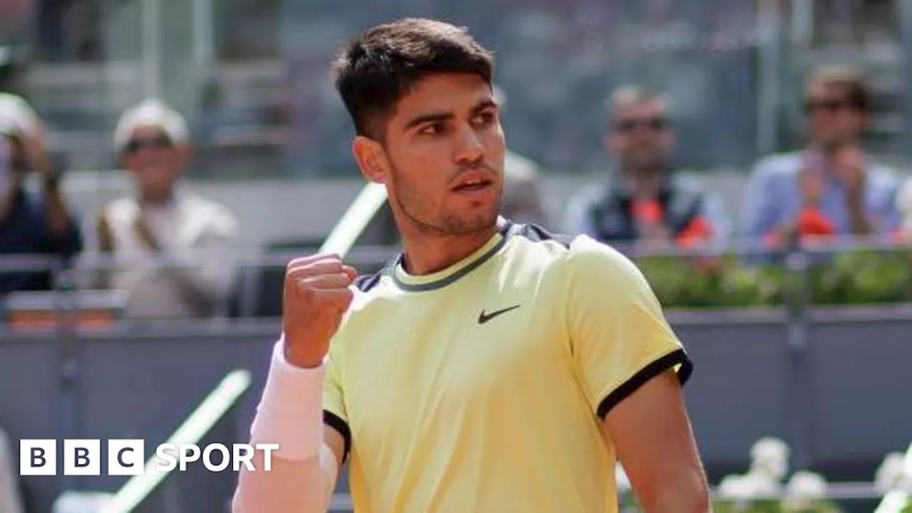 Madrid Open: Carlos Alcaraz cruises past Thiago Seyboth Wild to reach last 16