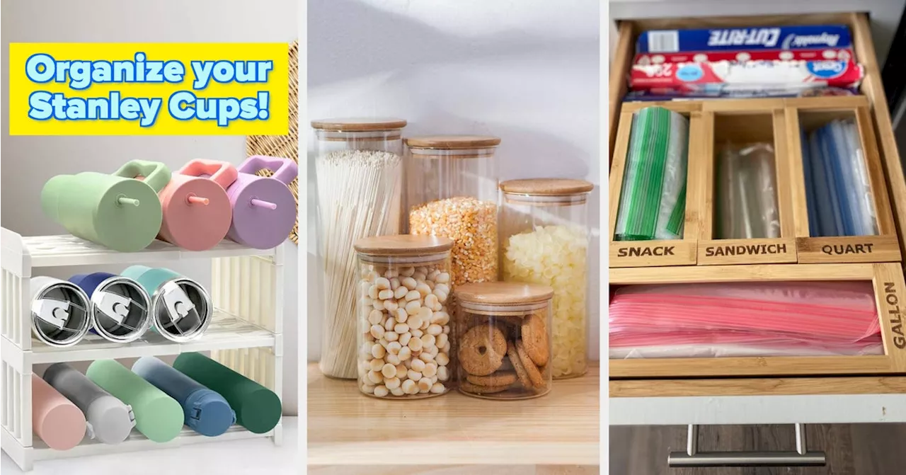 34 Organizing Items To Contain The Mess In Your Kitchen