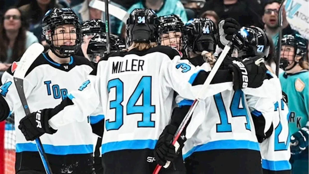 Sarah Nurse hat trick against N.Y. helps Toronto secure home ice to open PWHL playoffs