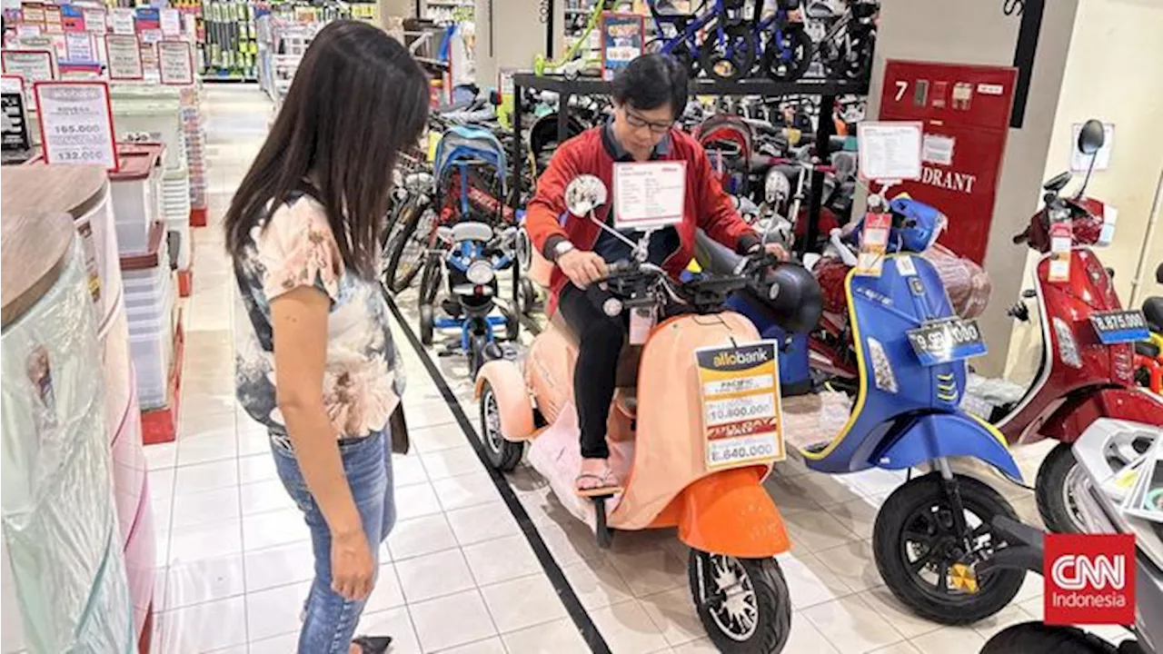 Habis Gajian Beli Sepeda Listrik di Transmart Cuma Rp3,6 Jutaan