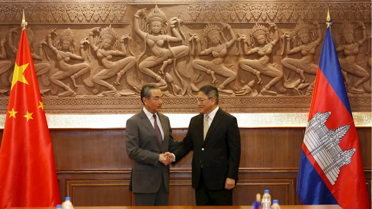 Chinese foreign minister arrives in Cambodia, Beijing's closest Southeast Asian ally