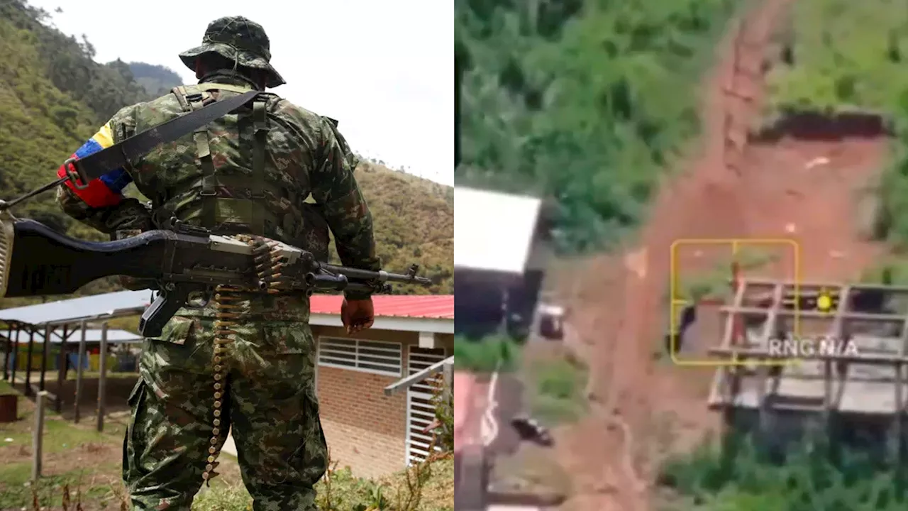 Disidencias de las Farc lanzaron explosivos a fuerza pública desde viviendas