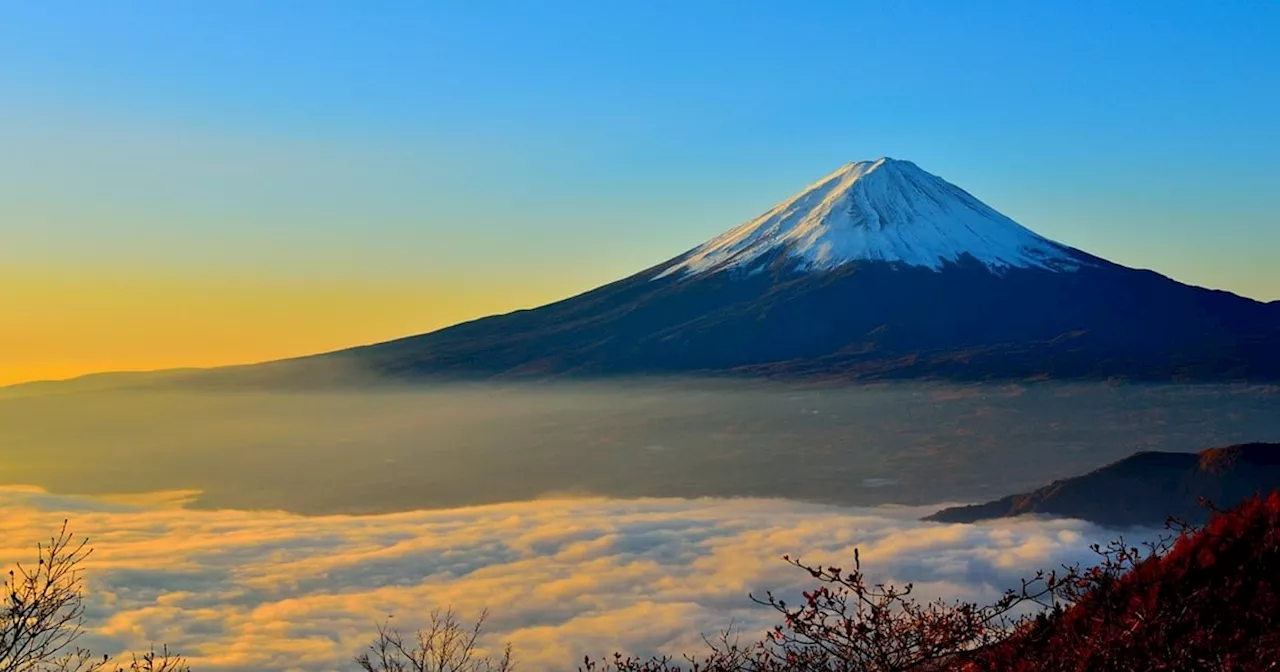 Imponente espectáculo terrestre: así se ve el gigantesco Monte Fuji desde el espacio