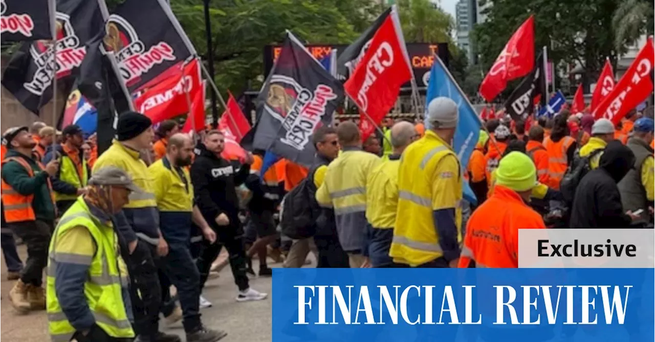 FWO drops claims against CFMEU in 30pc of cases