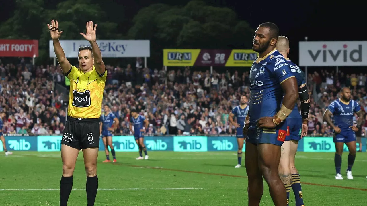 ‘A-grade stupidity’: Calls for Eels winger to be ‘dropped’ after ‘terribly dumb’ and costly brain snap