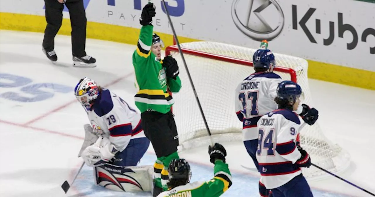 Second straight 3-1 win by London Knights, up 2-0 in Western Conference Championship