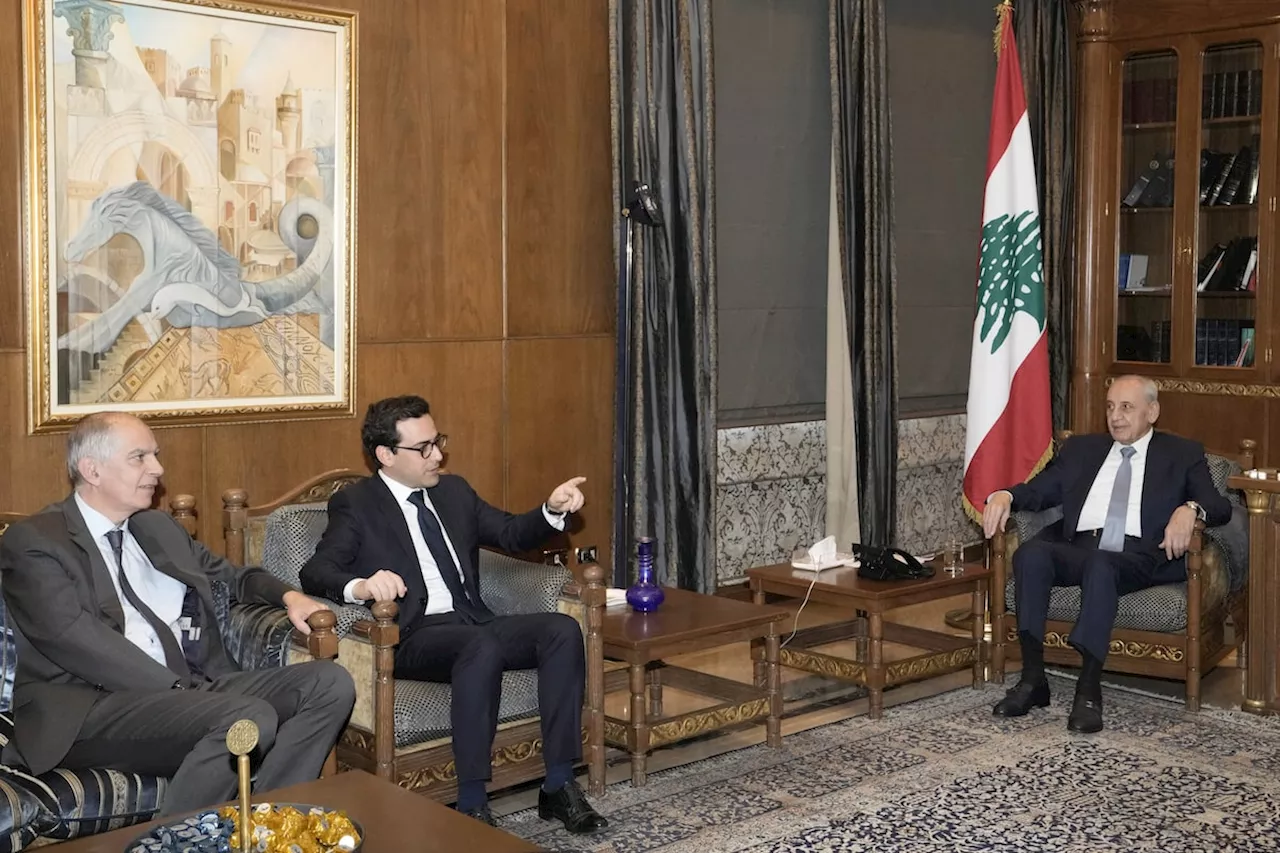 Top French diplomat arrives in Lebanon in attempt to broker a halt to Hezbollah-Israel clashes