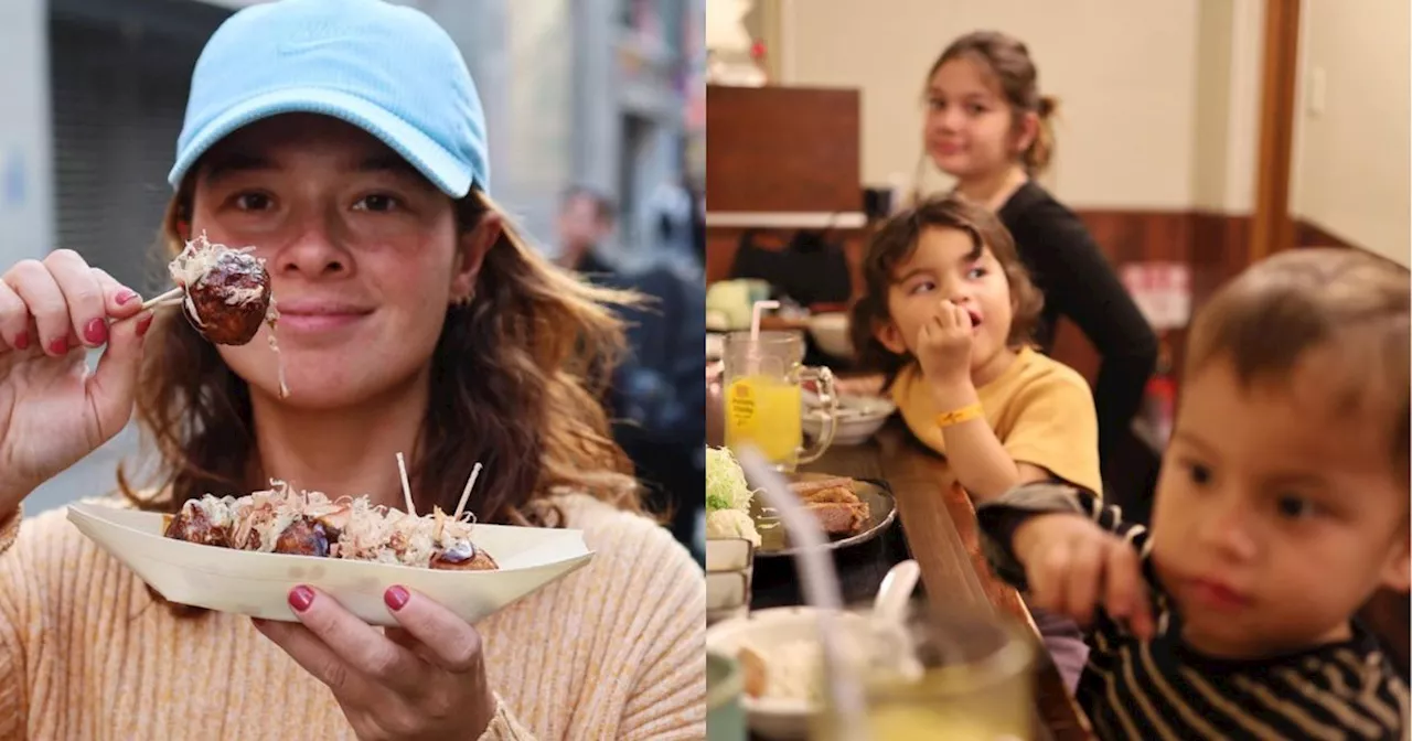 Andi Eigenmann vacations in Japan with kids Ellie, Lilo, Koa