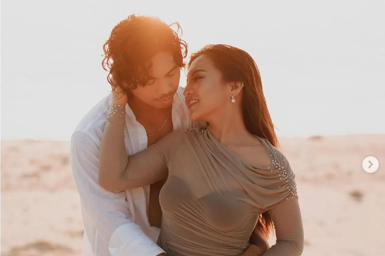 Cong TV, Viy Cortez look so in love in prenup photos by the beach