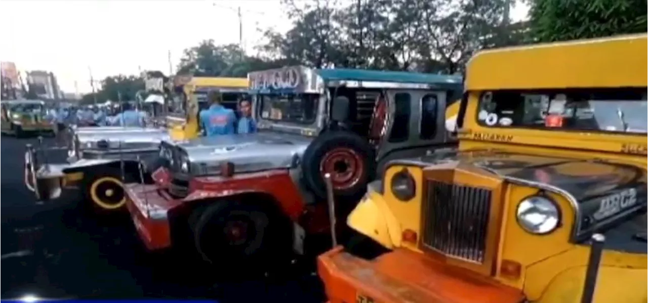 Jeepney drivers, operators start 3-day transport strike