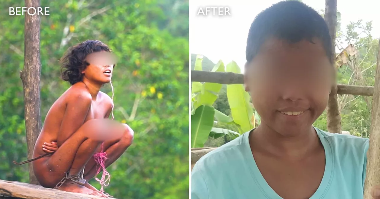 Woman chained for 2 years due to mental illness receive support from 'Kapuso Mo, Jessica Soho', LGU