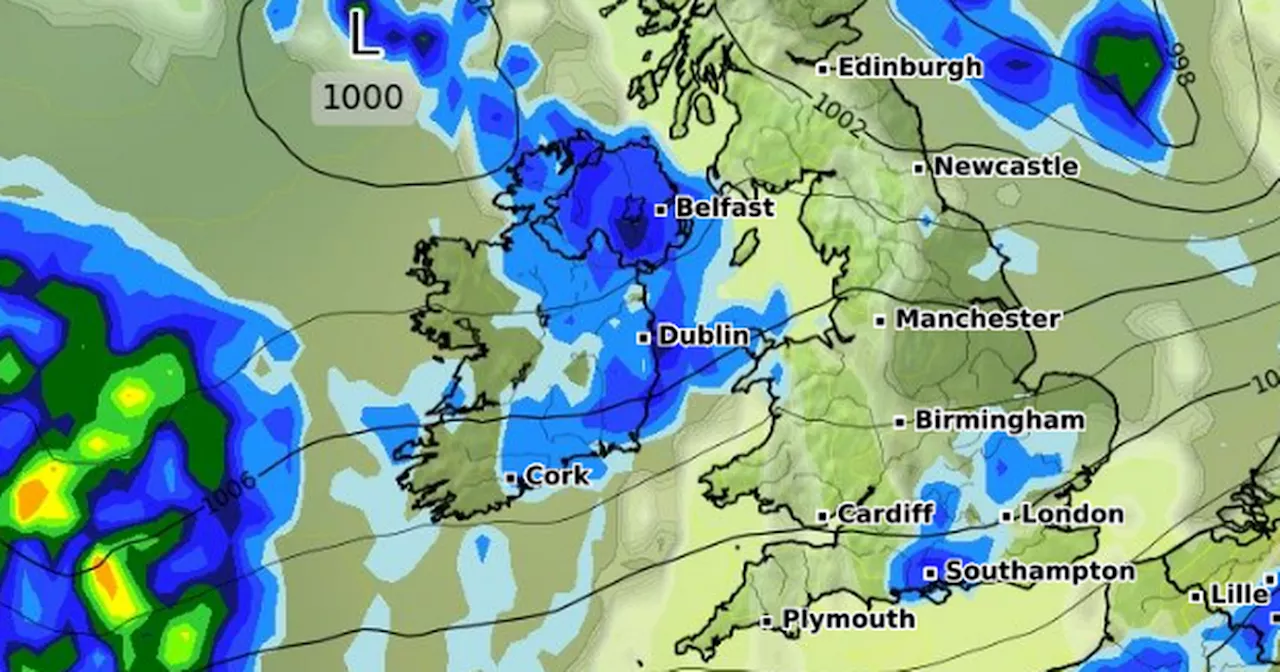 Met Éireann issues thunderstorm warning for 16 counties on Sunday night