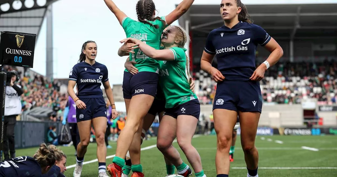 Crucial victory over Scotland seals Ireland’s return to the big time