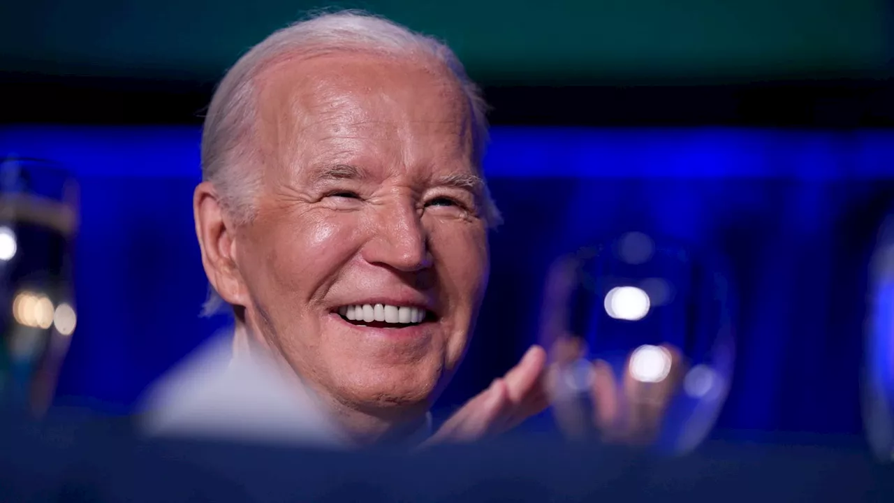 'I'm running against a six-year-old': Biden roasts Trump at star-studded dinner