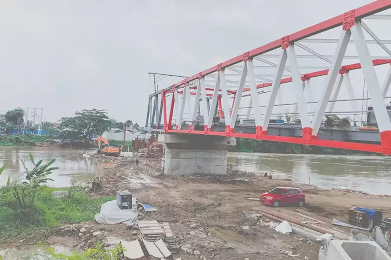 Musim Hujan, Pembangunan Proyek Jembatan Jongbiru Terus Dikebut Meski Terkendala Hal Ini