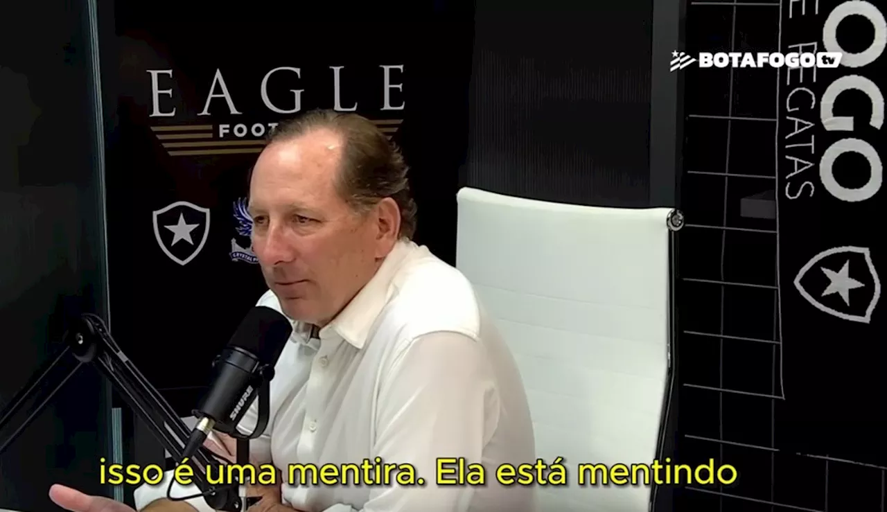 John Textor rebate Leila Pereira, diz que presidente do Palmeiras ‘está mentindo’ e revela já ter procurado Abel Ferreira