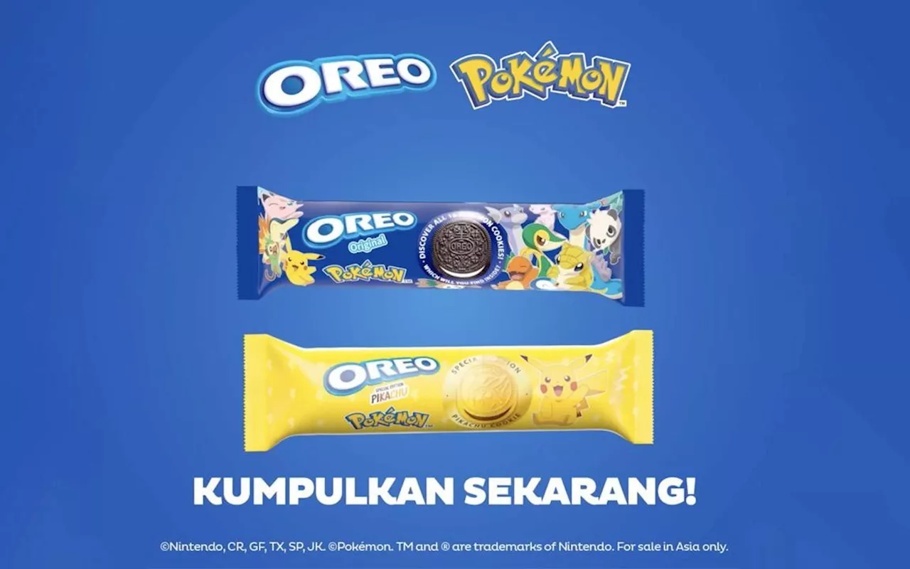 Oreo Bakal Hadirkan Keping Langka Pokemon di Indonesia