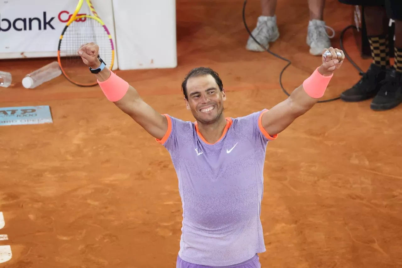 Masters 1000 de Madrid: non, Nadal n'a pas encore rendu les armes