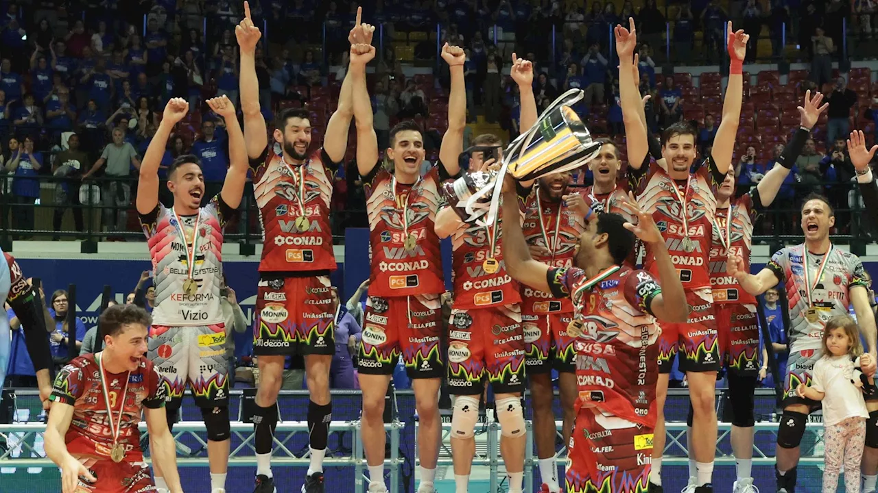 SuperLega volley maschile, finali scudetto: Perugia è campione d’Italia