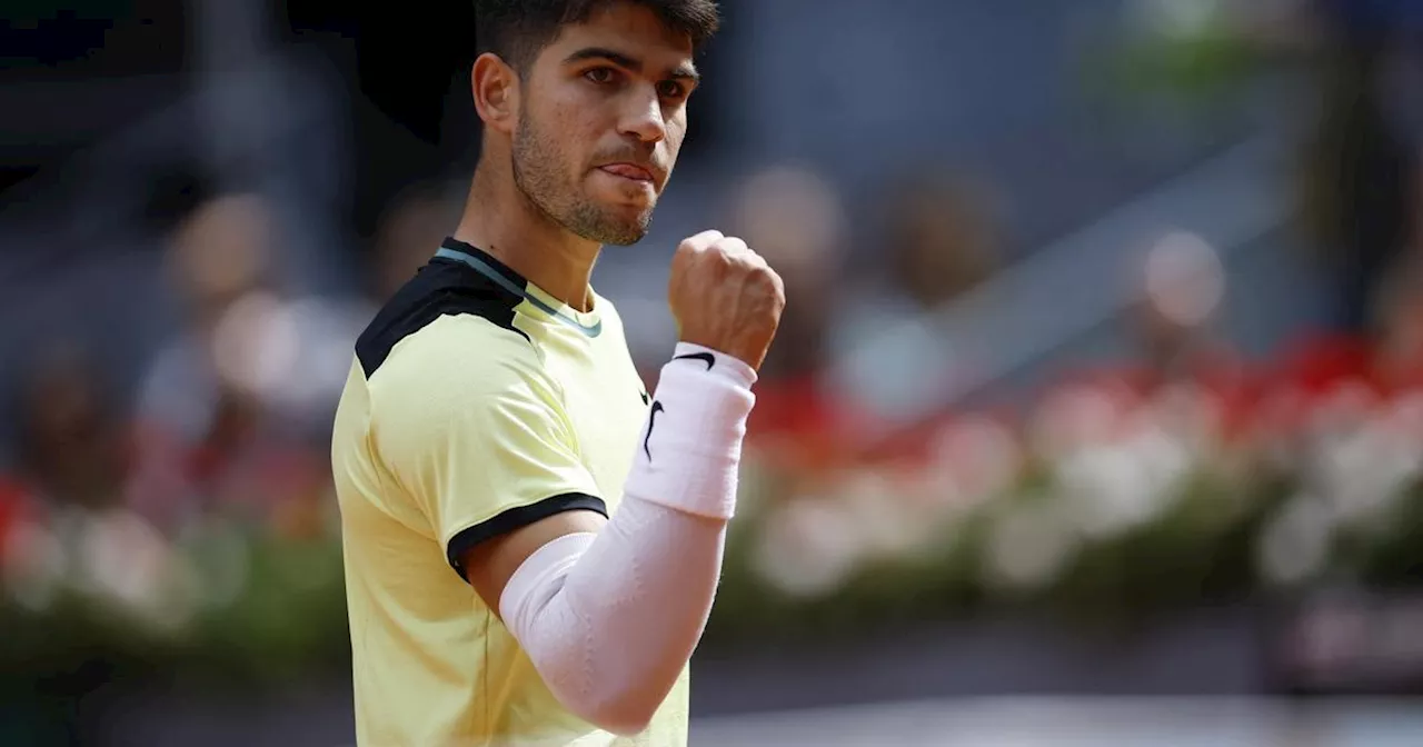 Tennis: Carlos Alcaraz passe sans forcer en huitièmes de finale à Madrid