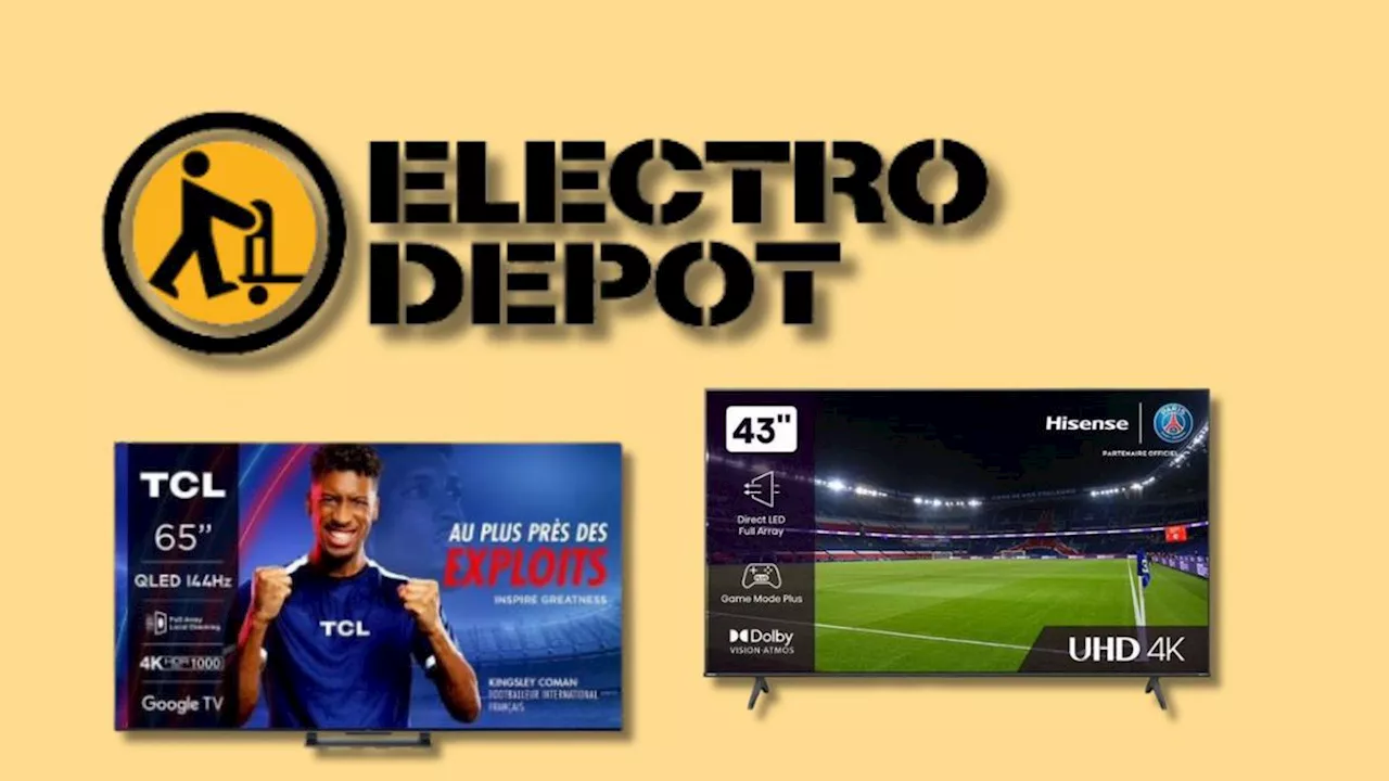 Électro Dépôt affole la toile avec ces 3 bons plans sur ces smart TV bien notées